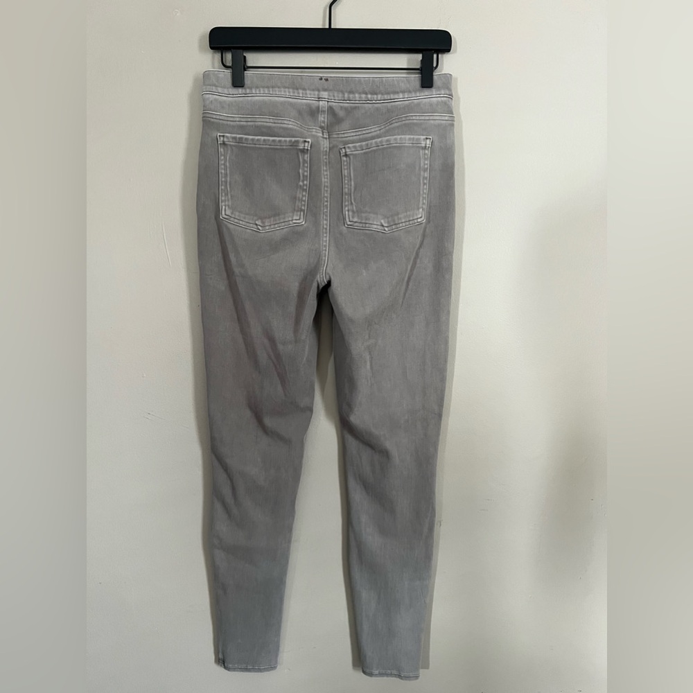 Spanx Skinny Jean-ish Ankle Leggings Gray Pull On Slimming Size L - Picture 3 of 5